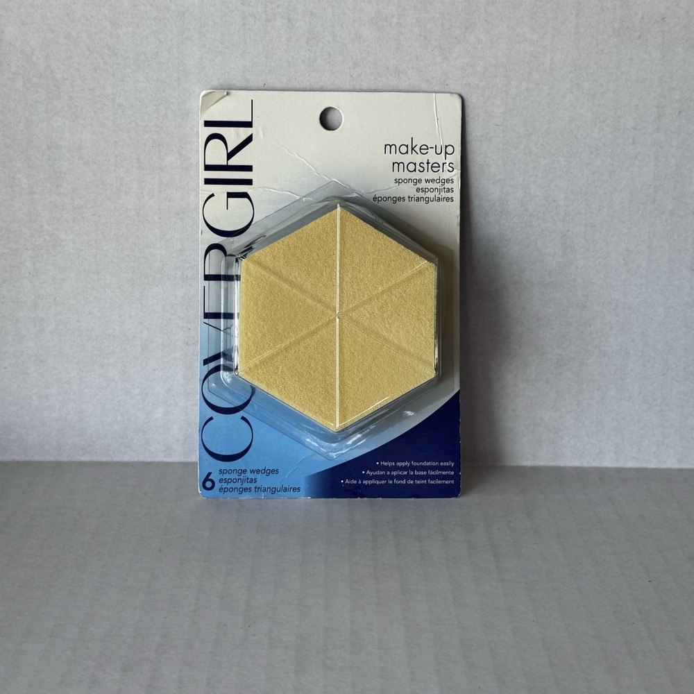 CoverGirl Makeup Masters Sponge Wedges Applicators 1 Pack of 6 New Sealed NOS